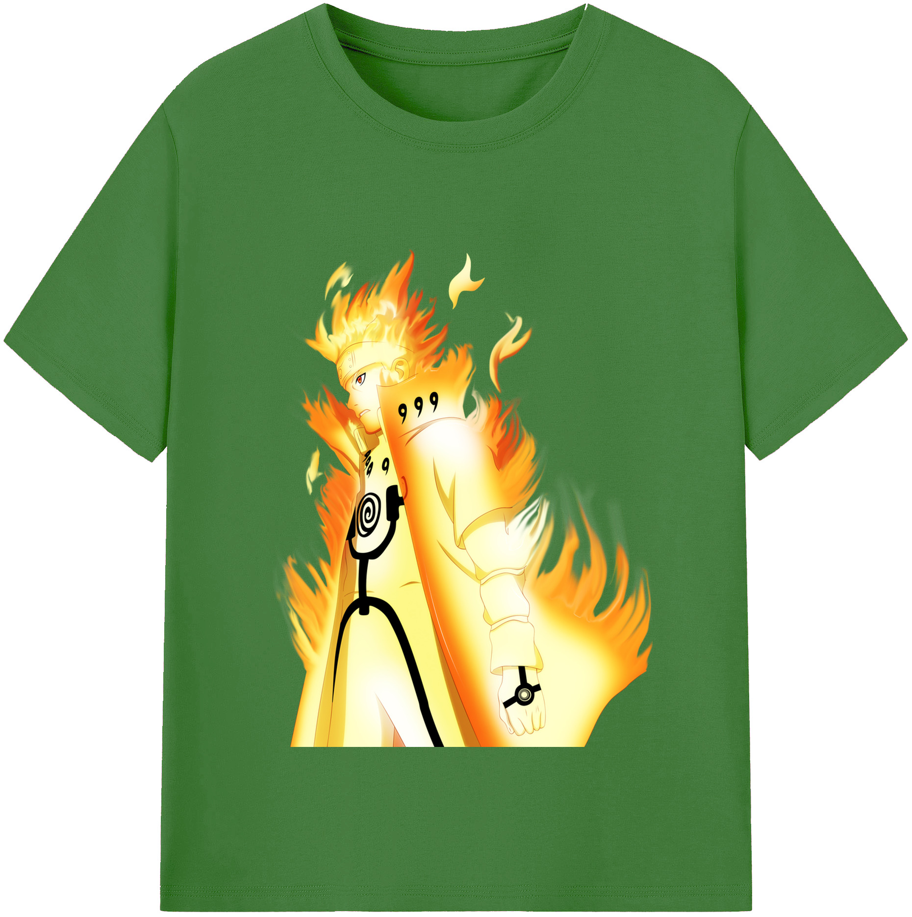 （画像用） NARUTO -ナルト- うずまき ナルト Uzumaki Naruto レディースカジュアルプリントTシャツ（綿100％）
